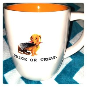 Rae Dunn Mug- Trick or Treat Weiner Dog